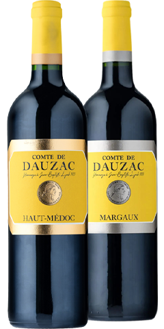 Kit Comte de Dauzac Margaux 2021 + Haut-Medoc 2020