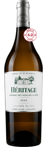 Château des Moulins à Vent Héritage Graves Blanc 2024