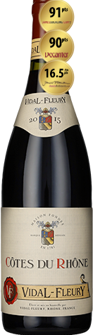 Vidal Fleury Côtes du Rhône Rouge 2015