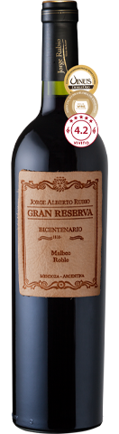 Jorge Rubio Gran Reserva Malbec Bicentenario 2019