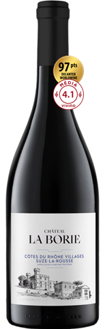 Château La Borie Côtes du Rhône Villages Suze-la-Rousse Syrah 2023