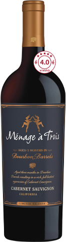 Menage à Trois Bourbon Barrel Cabernet Sauvignon 2022